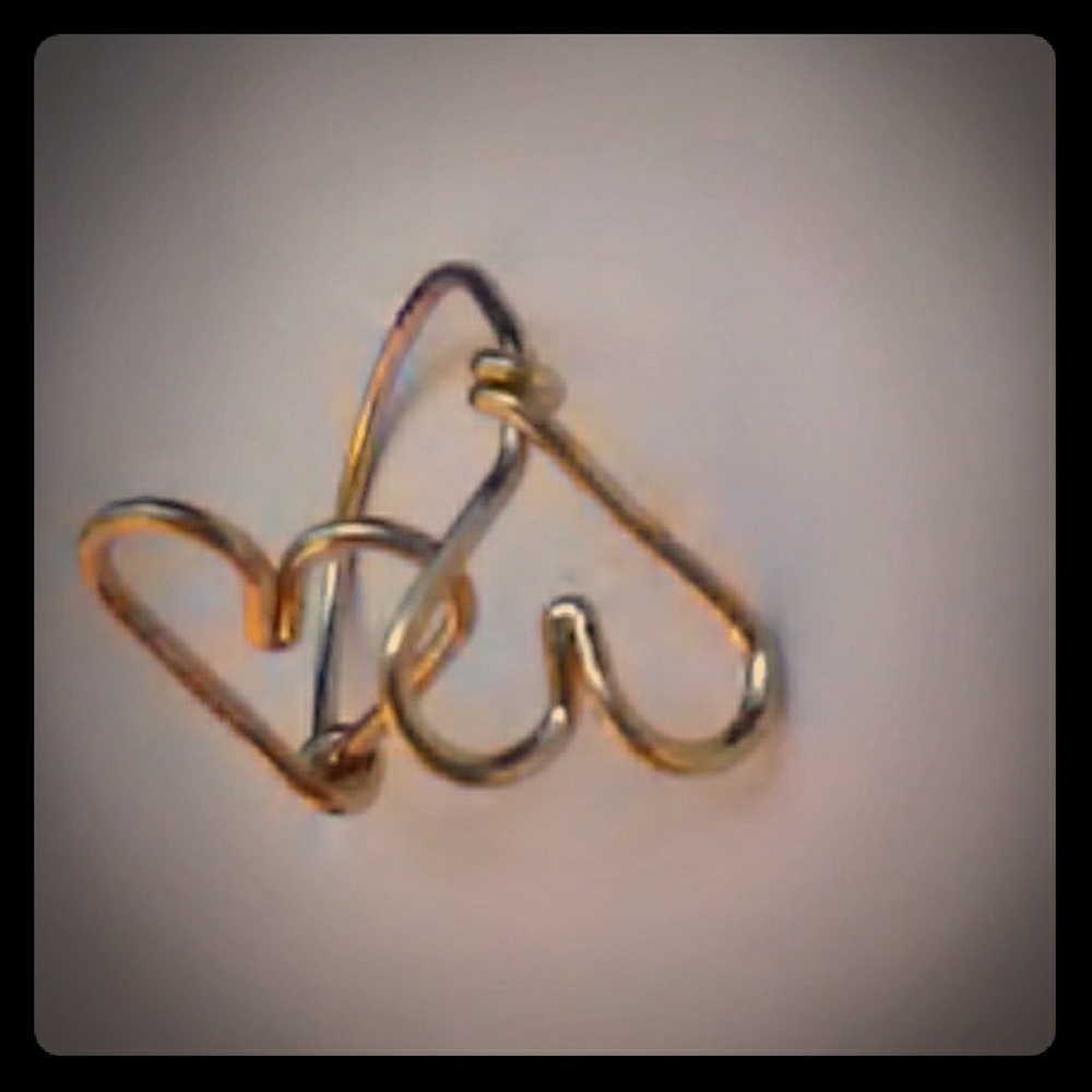 Heart toe ring